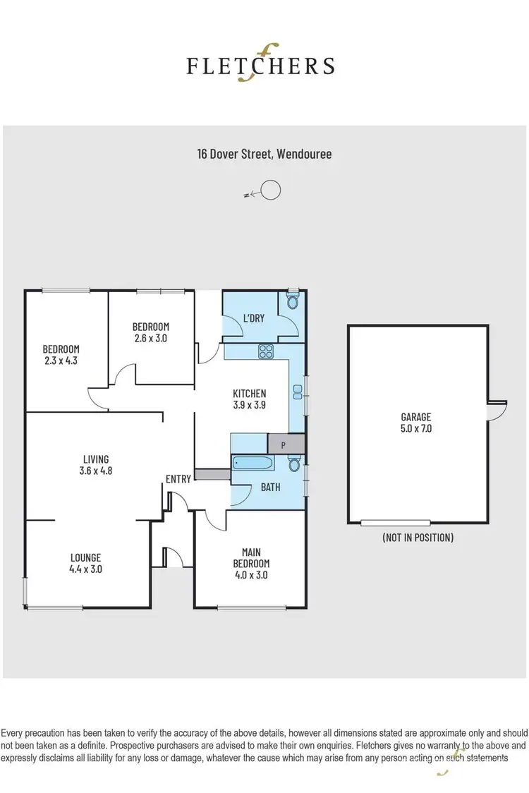 Floorplan of Homely house listing, 16 Dover Street, Wendouree VIC 3355
