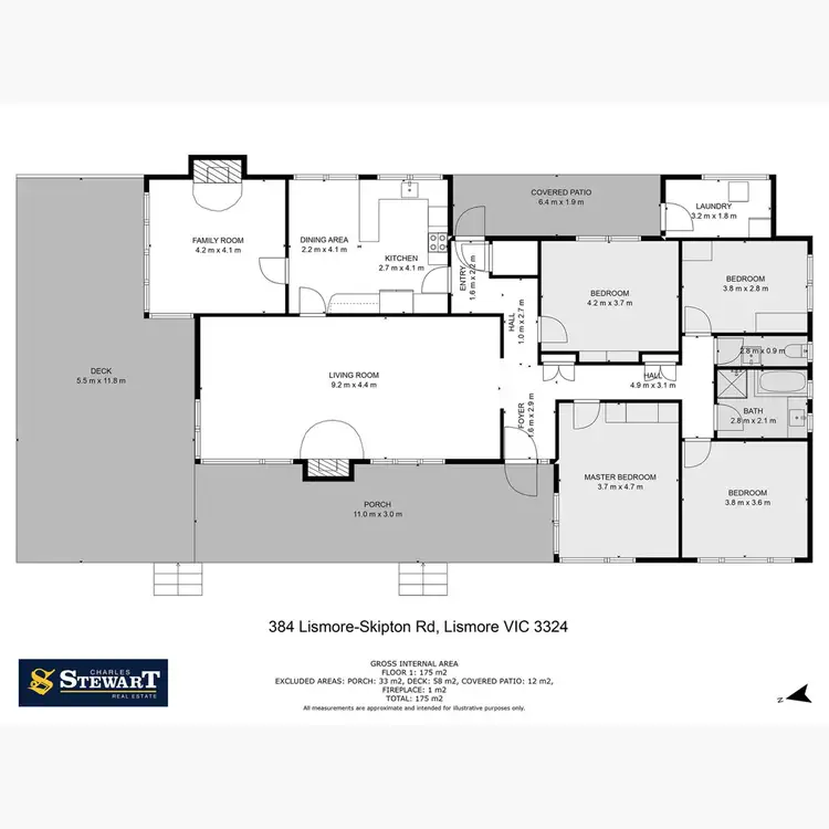 Floorplan of Homely rural property listing, 1834 Lismore-Skipton Road, Bradvale VIC 3361