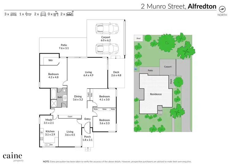 Floorplan of Homely house listing, 2 Munro Street, Alfredton VIC 3350