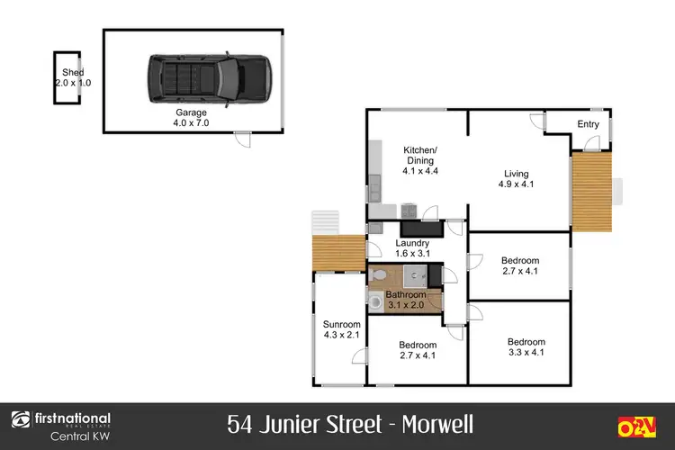 Floorplan of Homely house listing, 54 Junier Street, Morwell VIC 3840