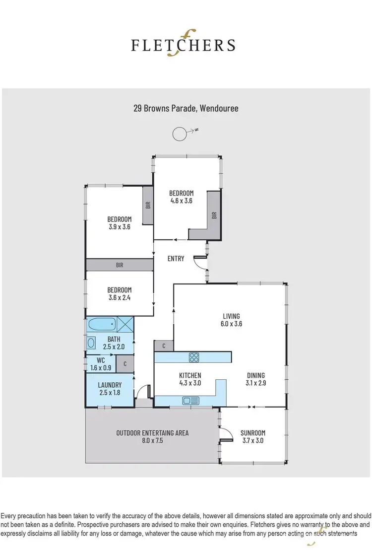 Floorplan of Homely house listing, 29 Browns Parade, Wendouree VIC 3355
