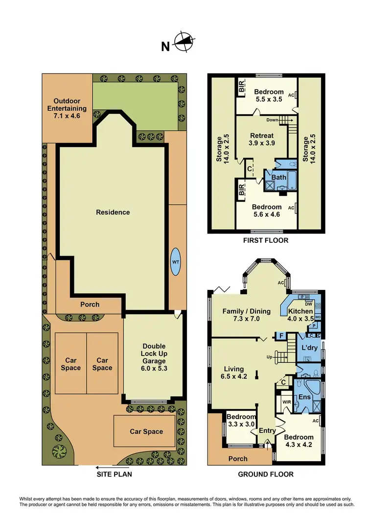 Floorplan of Homely house listing, 5 Nicosia Court, Williamstown North VIC 3016