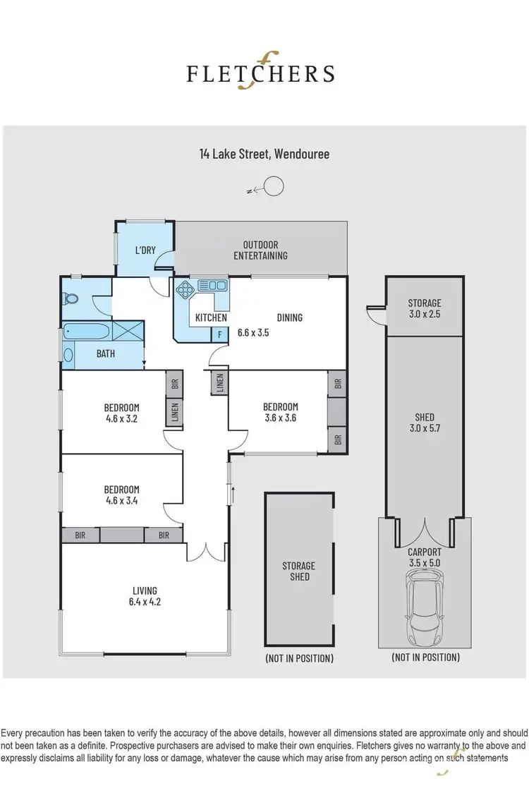 Floorplan of Homely house listing, 14 Lake Street, Wendouree VIC 3355
