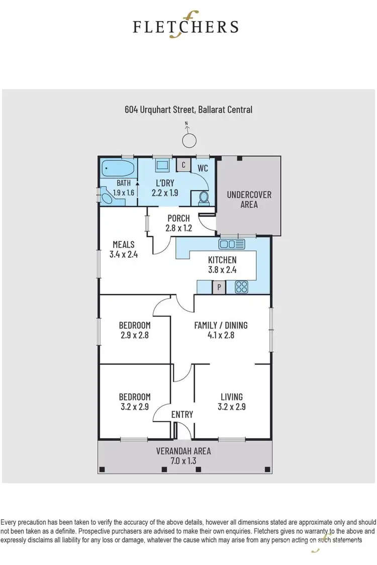 Floorplan of Homely house listing, 604 Urquhart Street, Ballarat Central VIC 3350