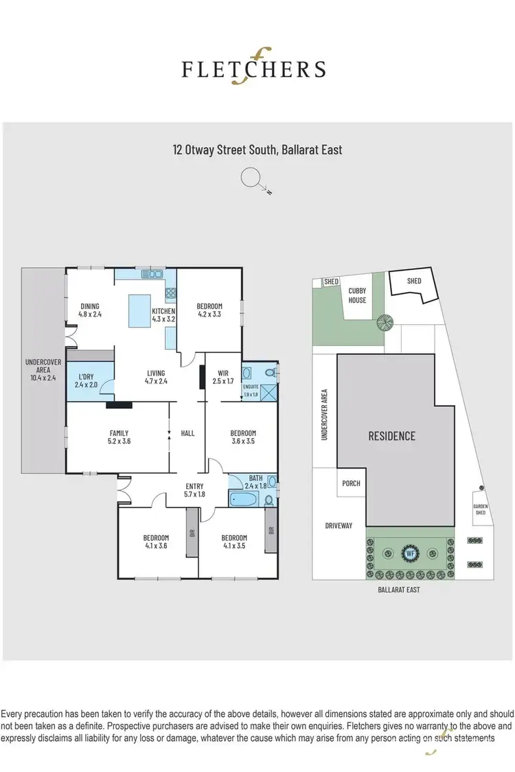 Floorplan of Homely house listing, 12 Otway Street South, Ballarat East VIC 3350