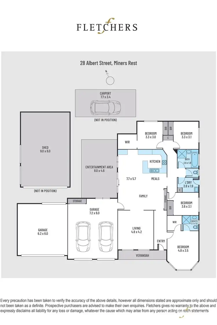 Floorplan of Homely house listing, 28 Albert Street, Miners Rest VIC 3352