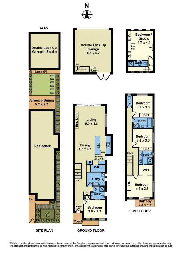 Floorplan of Homely townhouse listing, 58 Junction Street, Newport VIC 3015