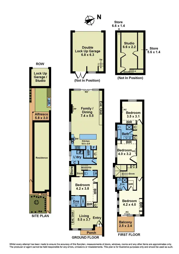 Floorplan of Homely townhouse listing, 51 Oxford Street, Newport VIC 3015
