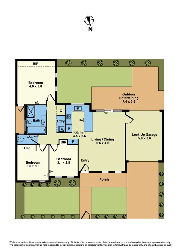 Floorplan of Homely house listing, 17 Shellard Street, Newport VIC 3015