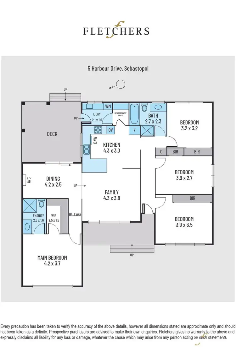 Floorplan of Homely house listing, 5 Harbour Drive, Sebastopol VIC 3356