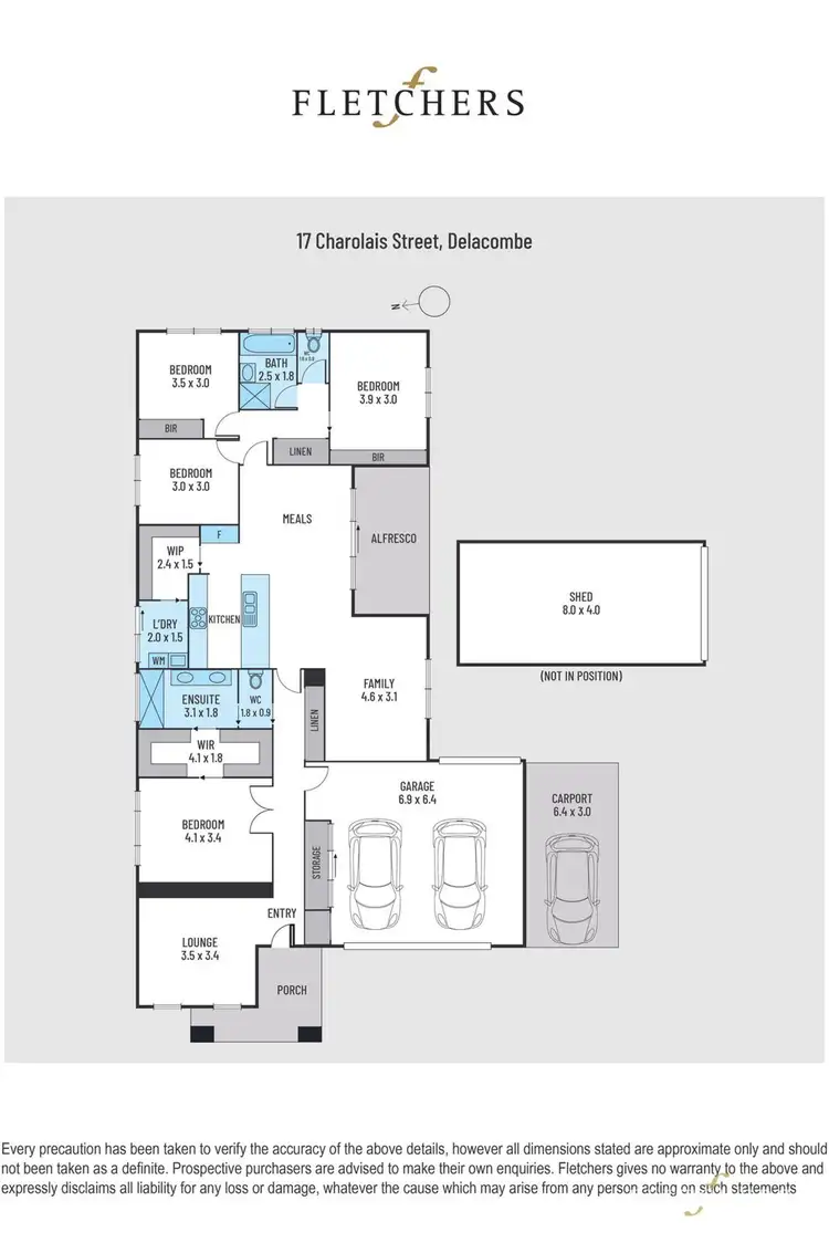 Floorplan of Homely house listing, 17 Charolais Street, Delacombe VIC 3356