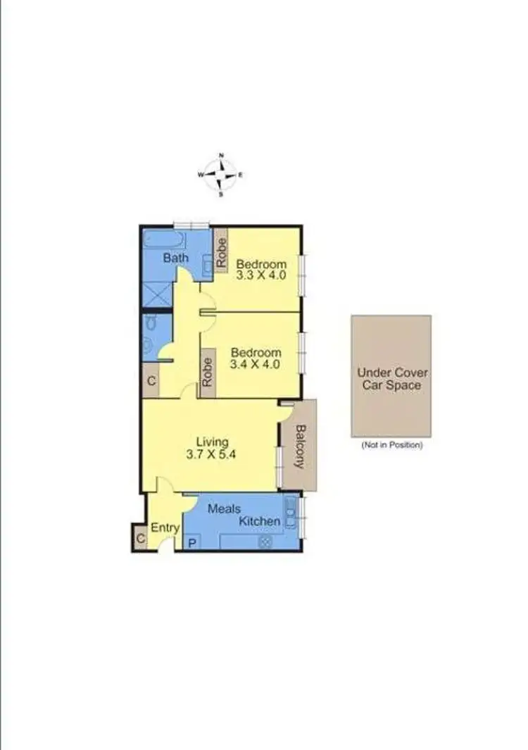 Floorplan of Homely apartment listing, 13/757 Burwood Road, Hawthorn East VIC 3123