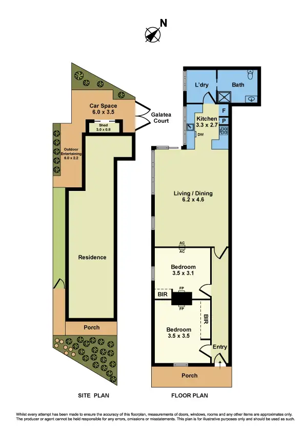 Floorplan of Homely house listing, 16 Jobson Street, Williamstown VIC 3016