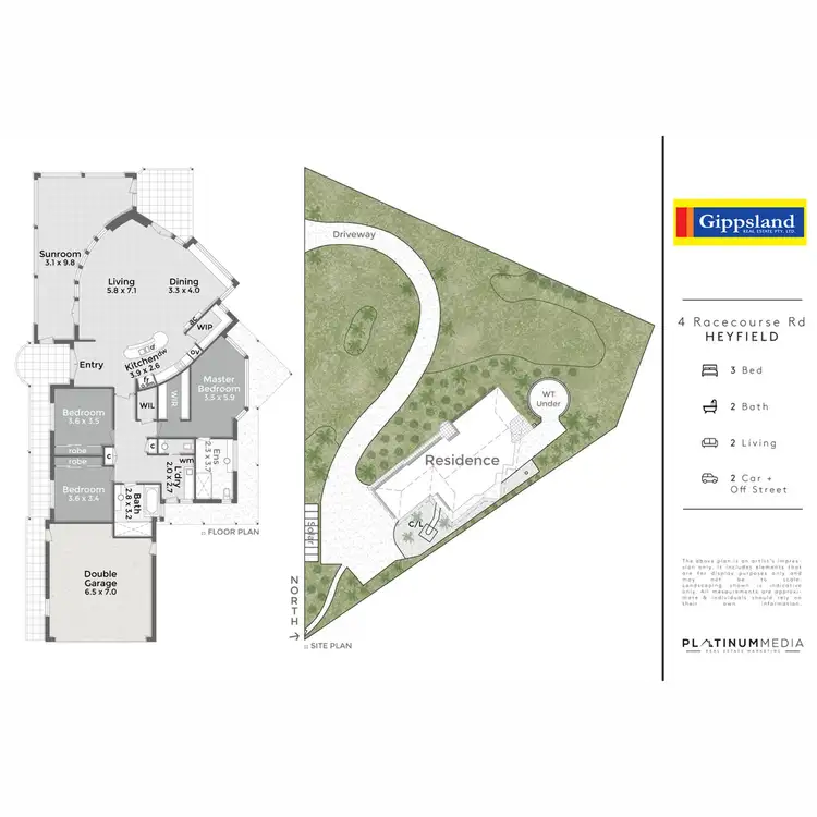 Floorplan of Homely house listing, 4 Racecourse Road, Heyfield VIC 3858
