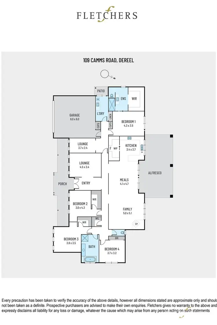 Floorplan of Homely house listing, 109 Camms Road, Dereel VIC 3352