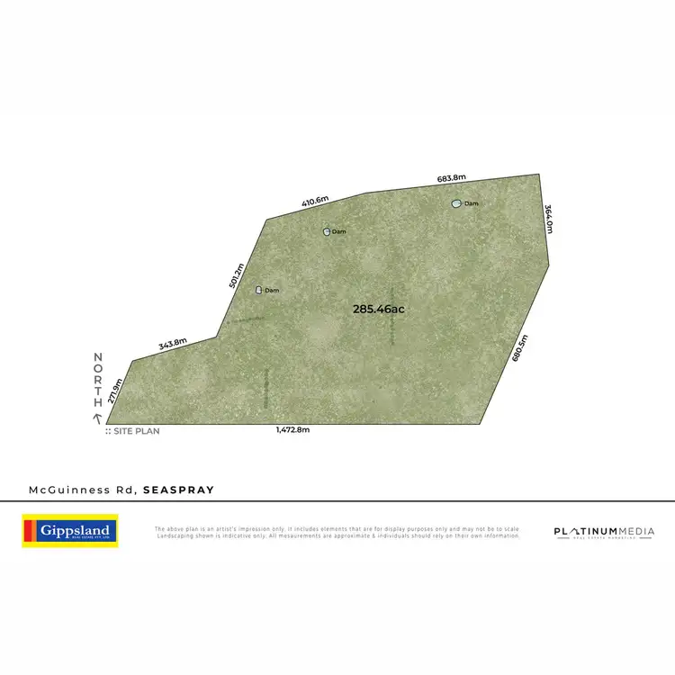 Floorplan of Homely rural property listing, 1/144 McNeilly Road, Seaspray VIC 3851