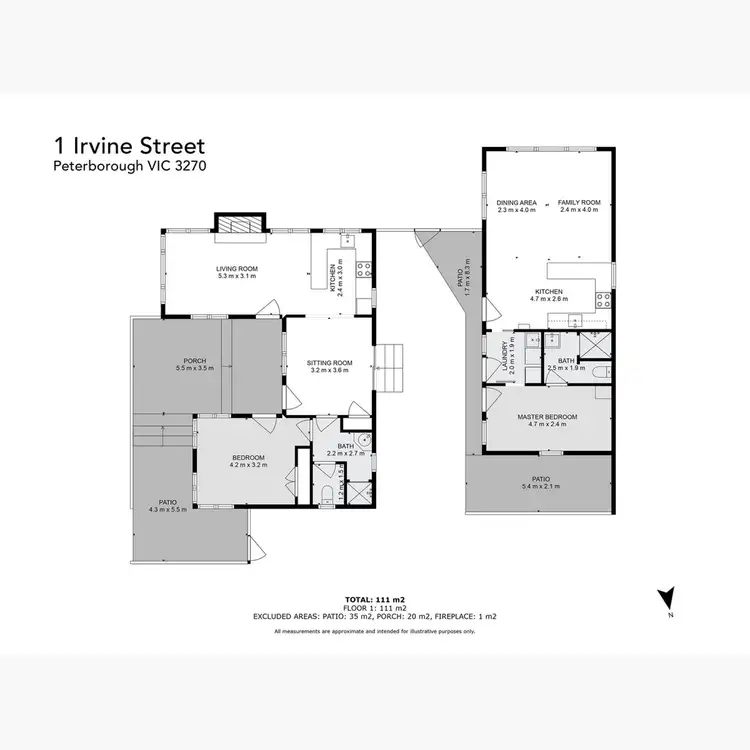 Floorplan of Homely house listing, Lot 2/1 Irvine Street, Peterborough VIC 3270