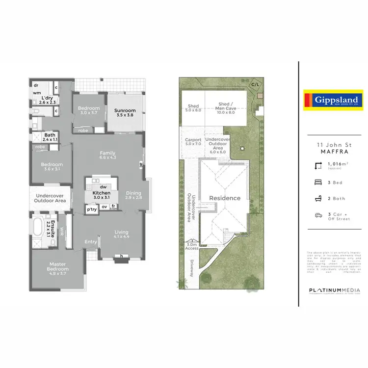 Floorplan of Homely house listing, 11 John Street, Maffra VIC 3860