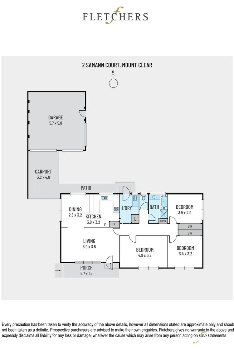 Floorplan of Homely house listing, 2 Samann Court, Mount Clear VIC 3350