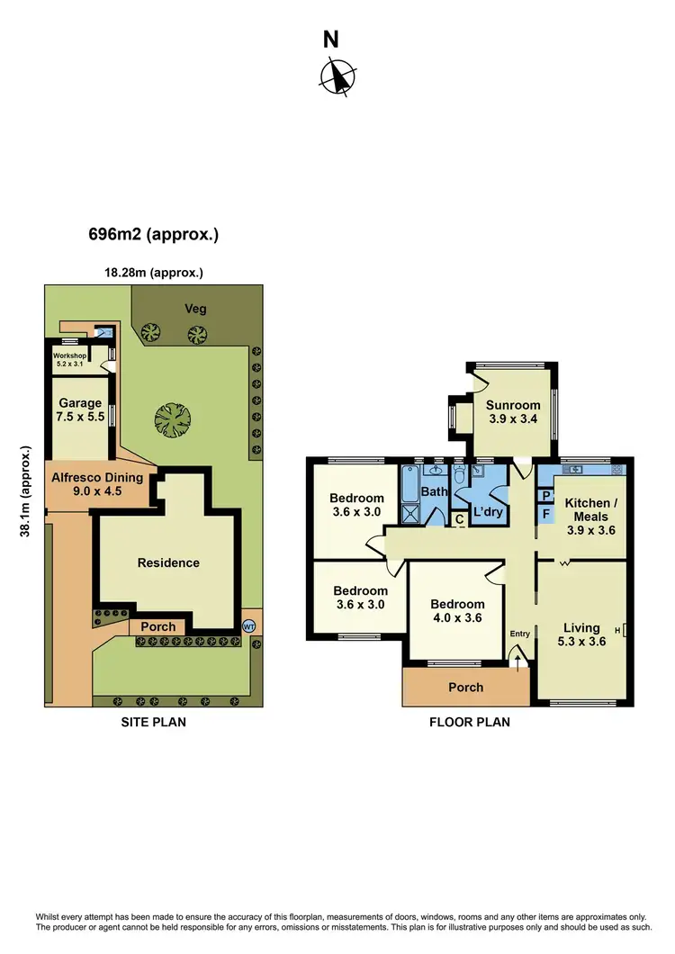 Floorplan of Homely house listing, 50 May Street, Altona North VIC 3025
