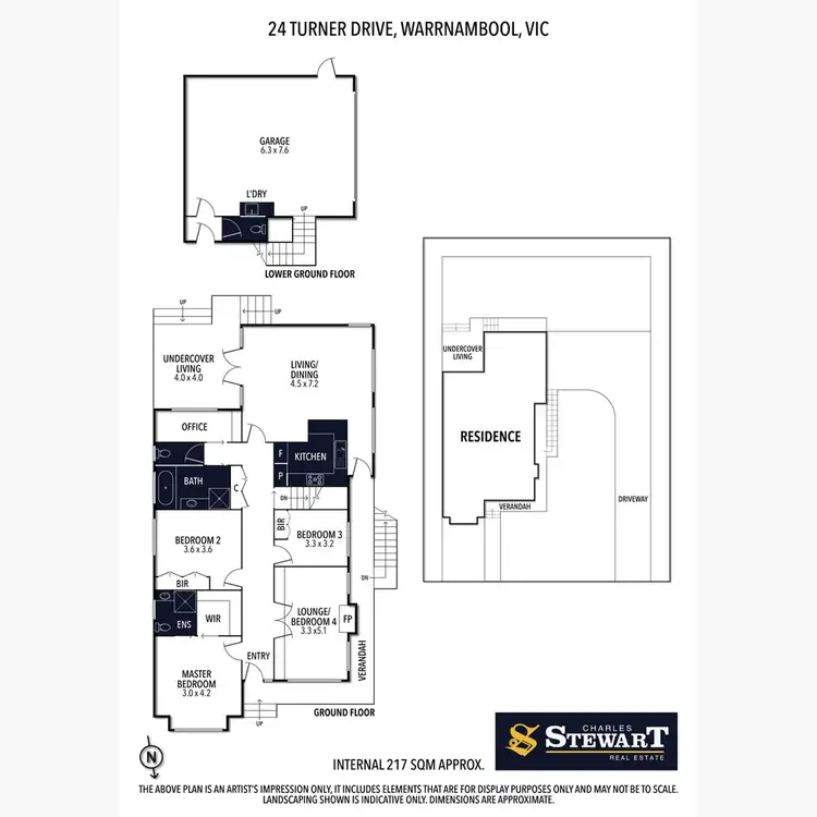 Floorplan of Homely house listing, 24 Turner Drive, Warrnambool VIC 3280