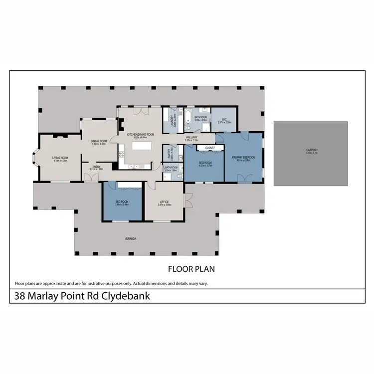 Floorplan of Homely house listing, 38 Marlay Point Road, Clydebank VIC 3851