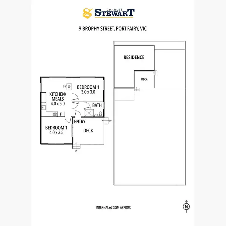 Floorplan of Homely house listing, 9 Brophy Street, Port Fairy VIC 3284