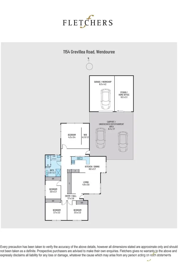 Floorplan of Homely house listing, 1154 Grevillea Road, Wendouree VIC 3355