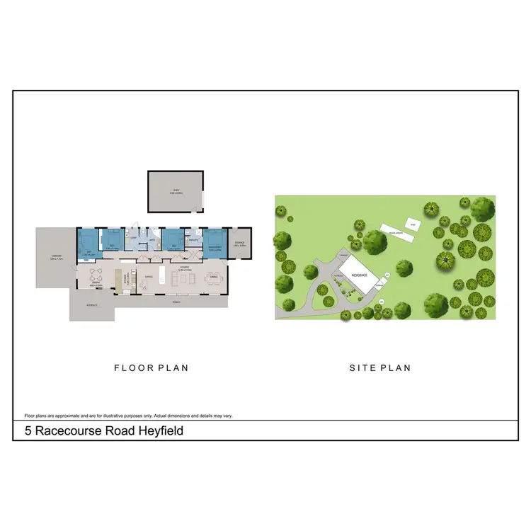 Floorplan of Homely house listing, 5 Racecourse Road, Heyfield VIC 3858