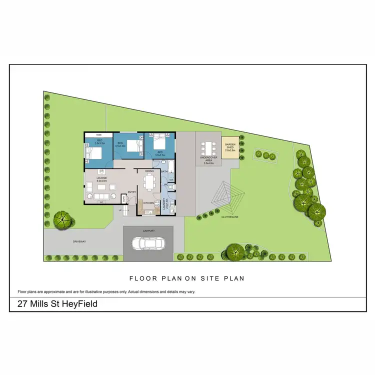 Floorplan of Homely house listing, 27 Mills Street, Heyfield VIC 3858
