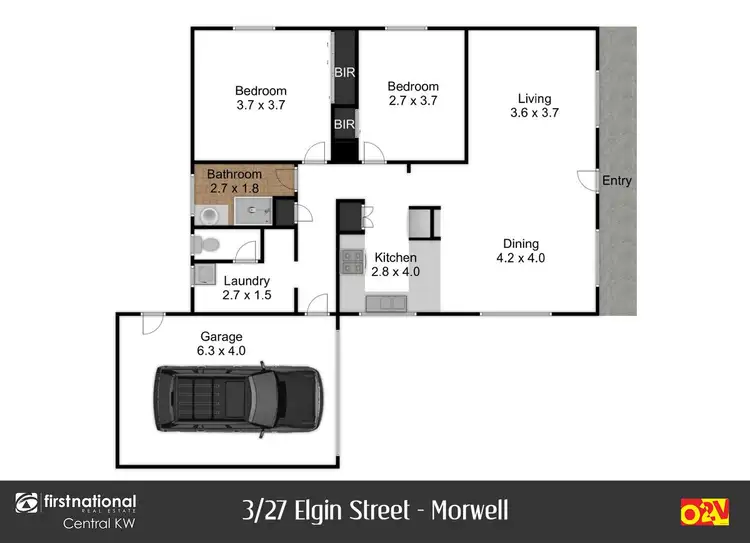 Floorplan of Homely unit listing, Unit 3/27 Elgin Street, Morwell VIC 3840