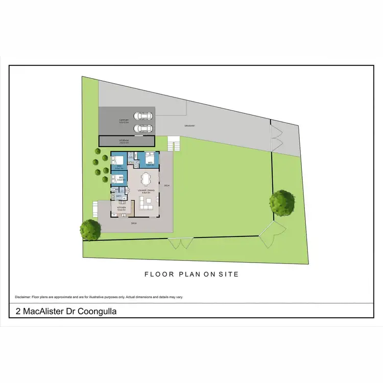 Floorplan of Homely house listing, 2-4 Macalister Drive, Coongulla VIC 3860