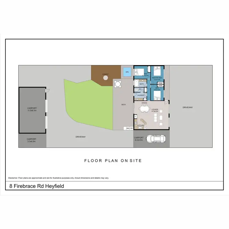 Floorplan of Homely house listing, 38 Firebrace Road, Heyfield VIC 3858