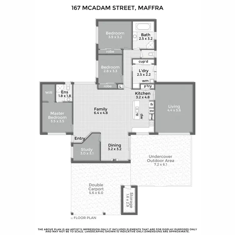 Floorplan of Homely house listing, 167 McAdam Street, Maffra VIC 3860
