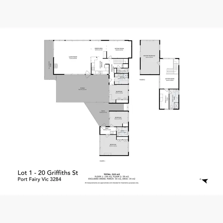 Floorplan of Homely house listing, Lot 1/20 Griffiths Street, Port Fairy VIC 3284