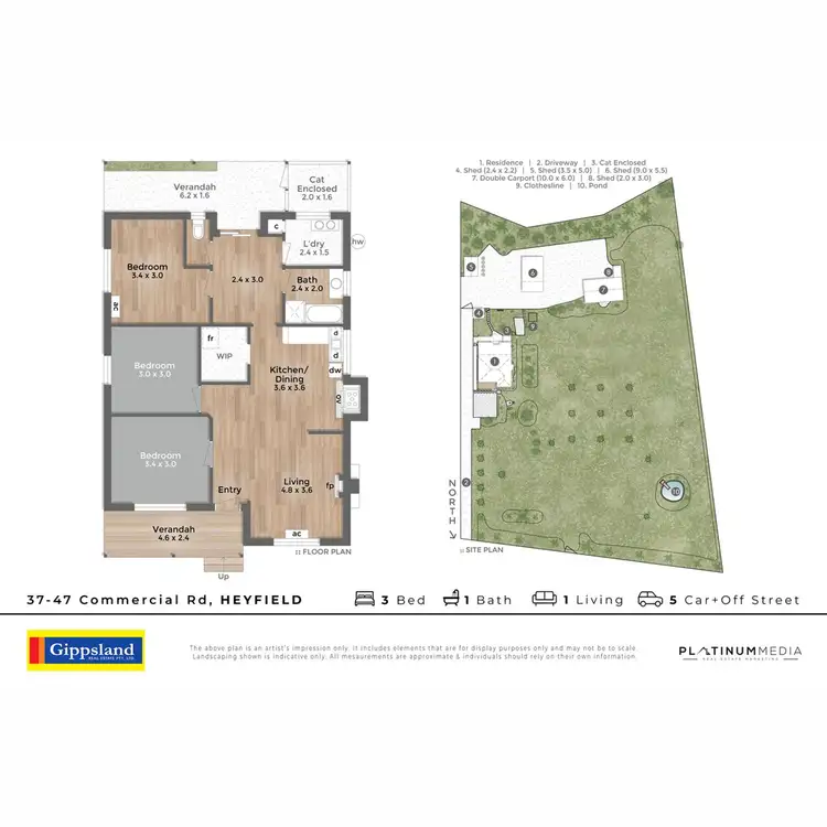 Floorplan of Homely house listing, 37-47 Commercial Road, Heyfield VIC 3858