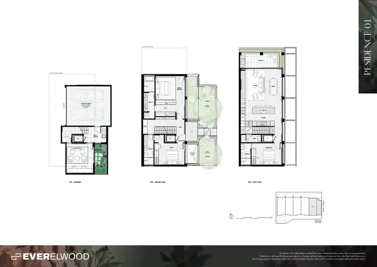 Floorplan of Homely townhouse listing, 1/26 Byrne Avenue, Elwood VIC 3184