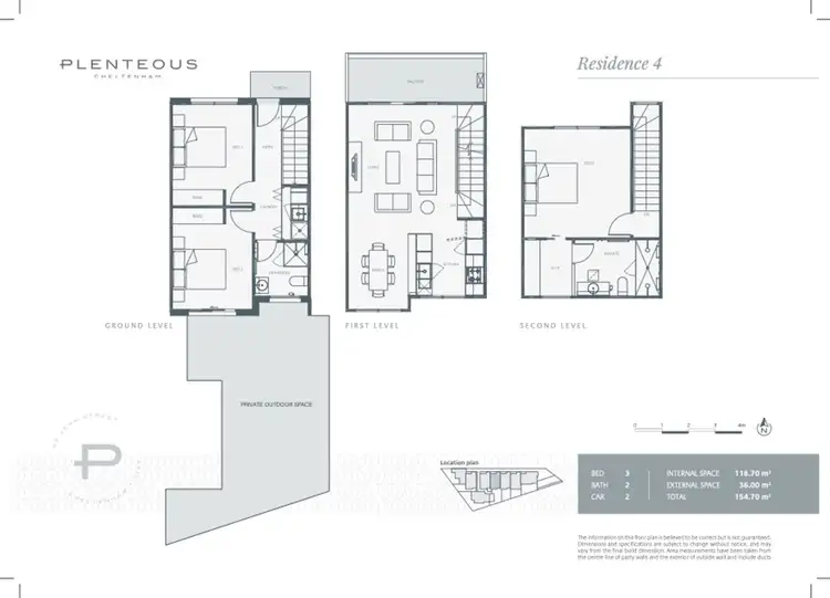 Floorplan of Homely townhouse listing, 4/49 Jean Street, Cheltenham VIC 3192