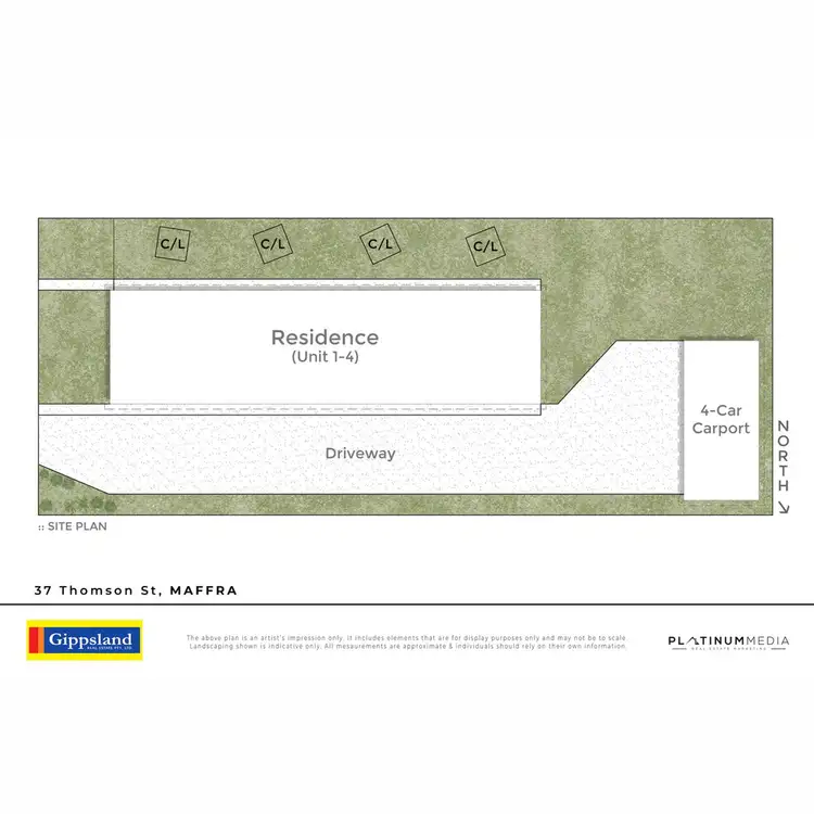 Floorplan of Homely unit listing, 37 Thomson Street, Maffra VIC 3860
