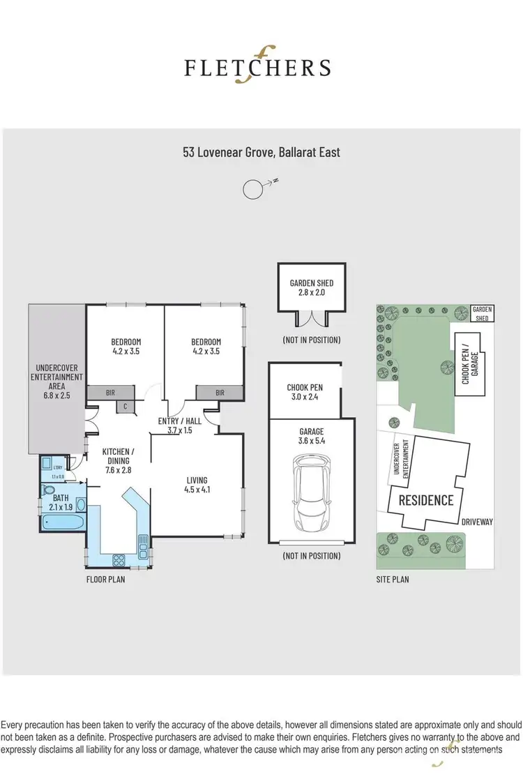 Floorplan of Homely house listing, 53 Lovenear Grove, Ballarat East VIC 3350