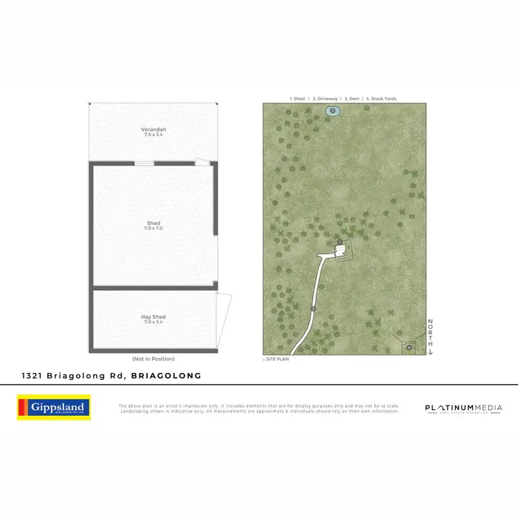 Floorplan of Homely rural property listing, 1321 Briagolong Road, Briagolong VIC 3860