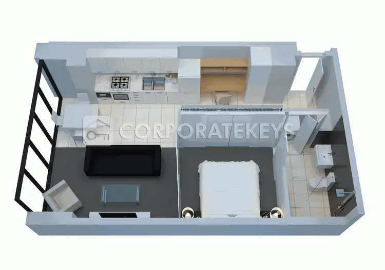 Floorplan of Homely apartment listing, 2411/1 Freshwater Place, Southbank VIC 3006