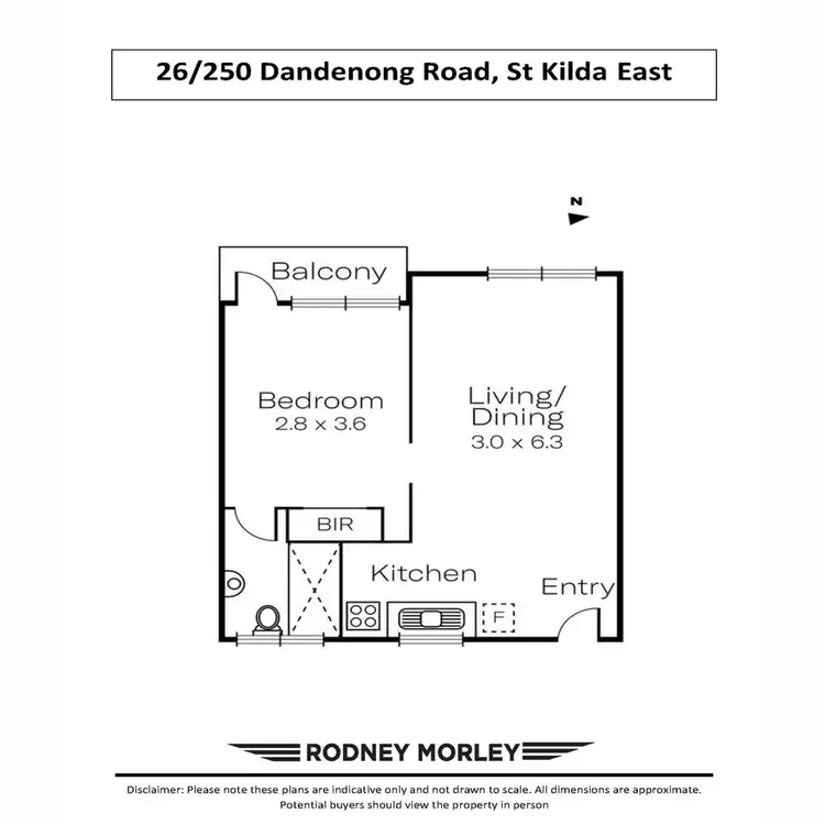 Floorplan of Homely apartment listing, 26/250 Dandenong Road, St Kilda East VIC 3183