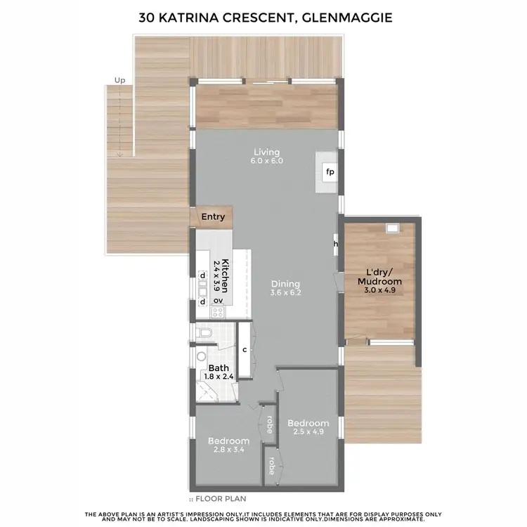 Floorplan of Homely house listing, 30 Katrina Crescent, Glenmaggie VIC 3858