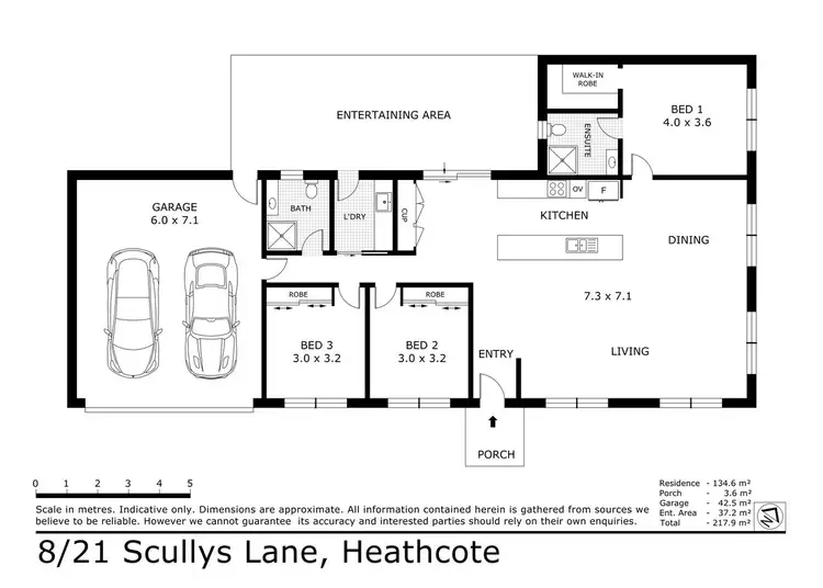 Floorplan of Homely house listing, 21 Scullys Lane, Heathcote VIC 3523