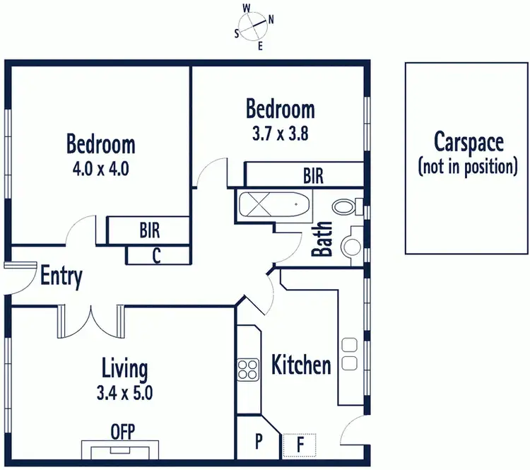 Floorplan of Homely apartment listing, 16/15-17 Cochrane Street, Brighton VIC 3186