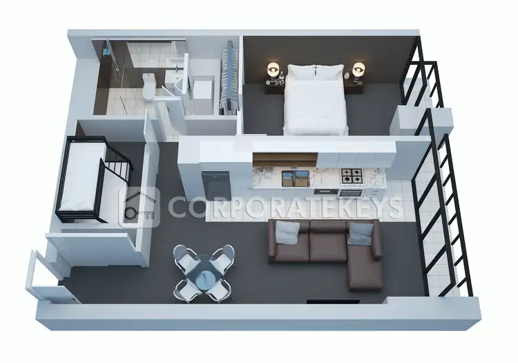 Floorplan of Homely apartment listing, 2903/1 Freshwater Place, Southbank VIC 3006