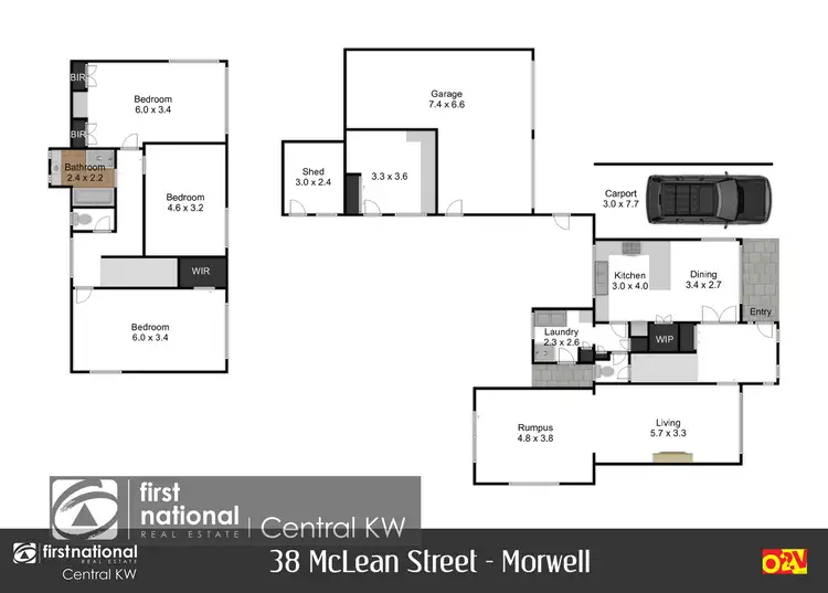Floorplan of Homely house listing, 38 Mclean Street, Morwell VIC 3840