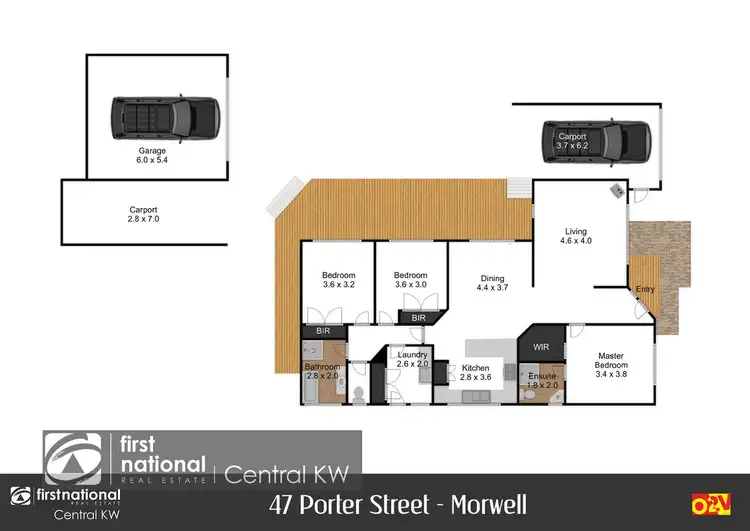 Floorplan of Homely house listing, 47 Porter Street, Morwell VIC 3840