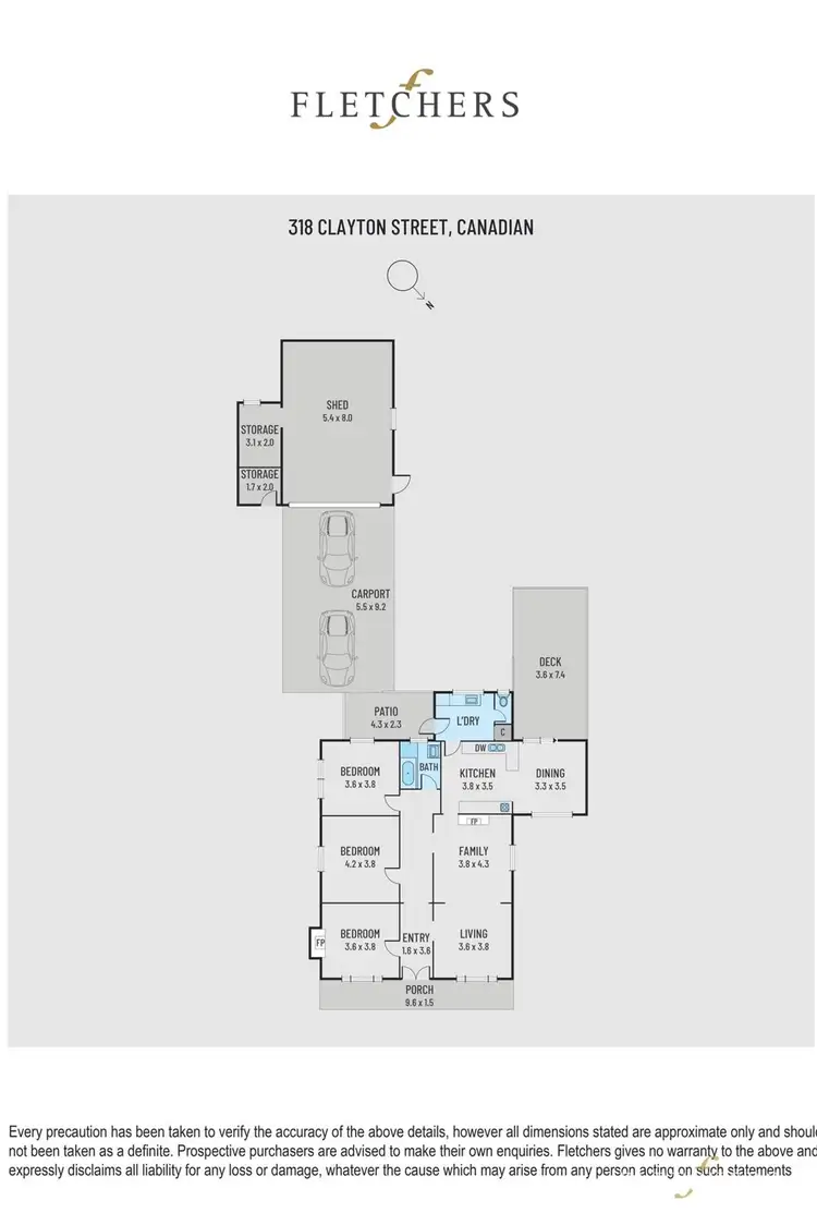 Floorplan of Homely house listing, 318 Clayton Street, Canadian VIC 3350